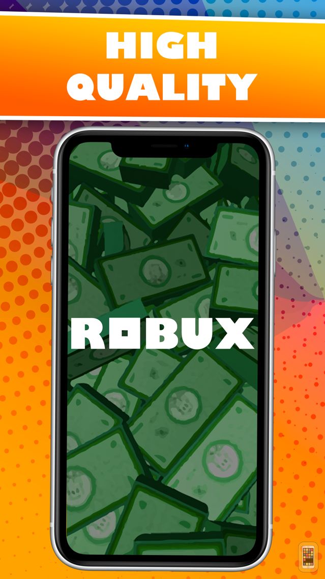 Wallpapers for roblox robux hd for iphone ipad