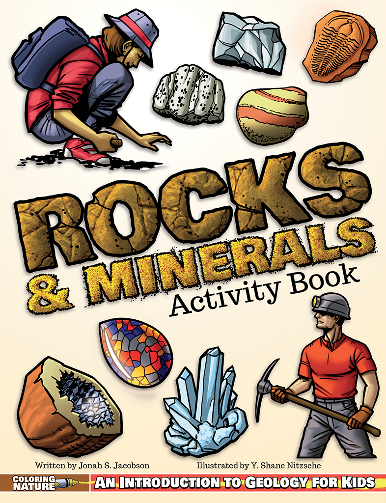 Rocks minerals activity book