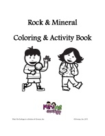 Mini me geology blogrock mineral coloring and activity book