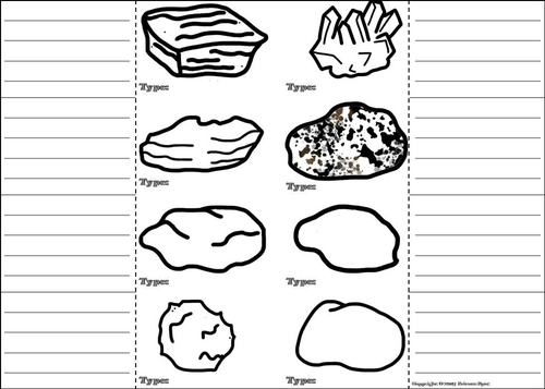 Rocks and minerals lapbook teaching resources