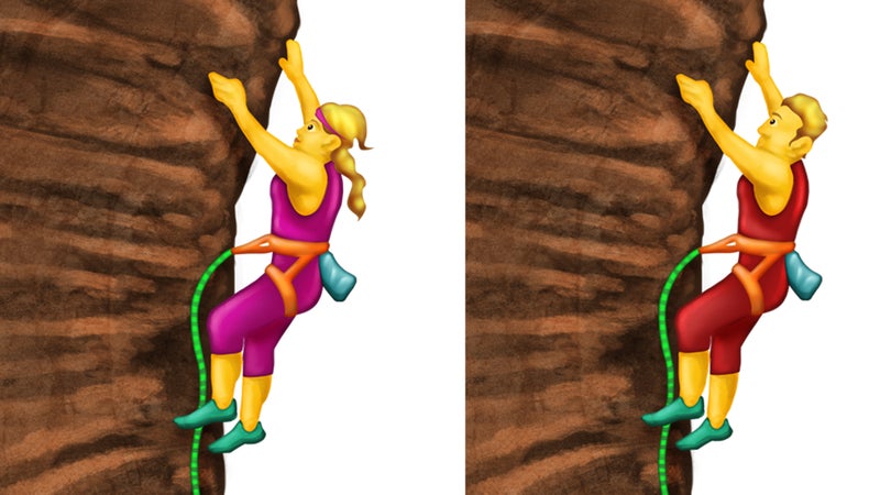 Introducing the first climbing emoji