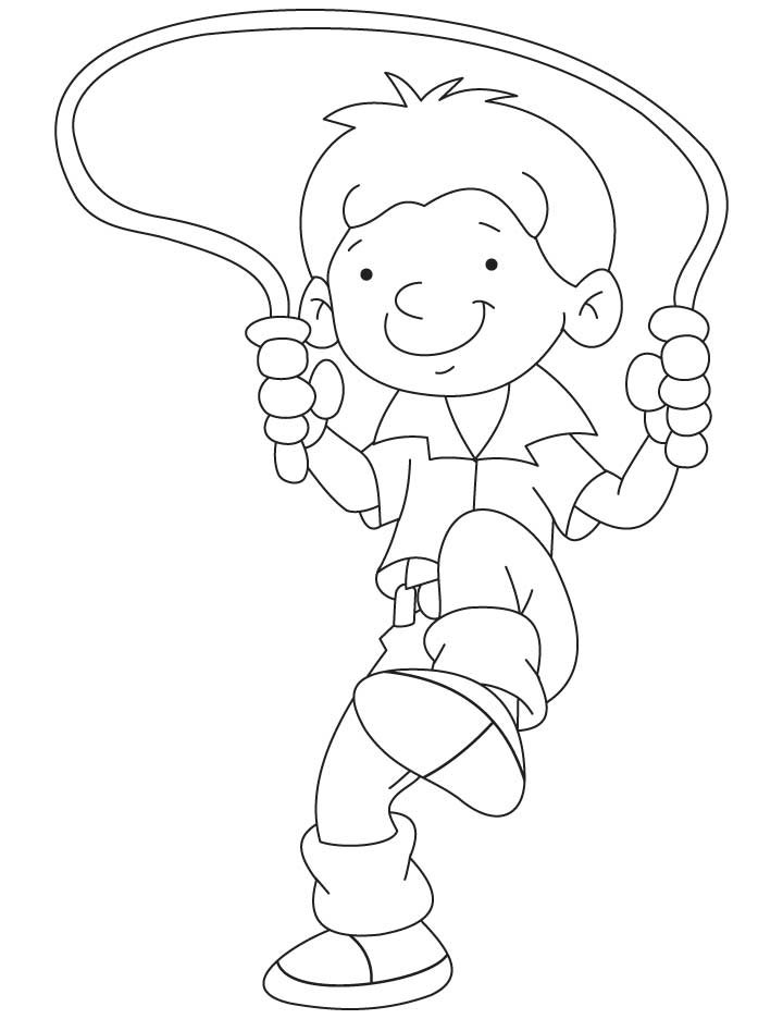 Roping colouring pages printable for free download