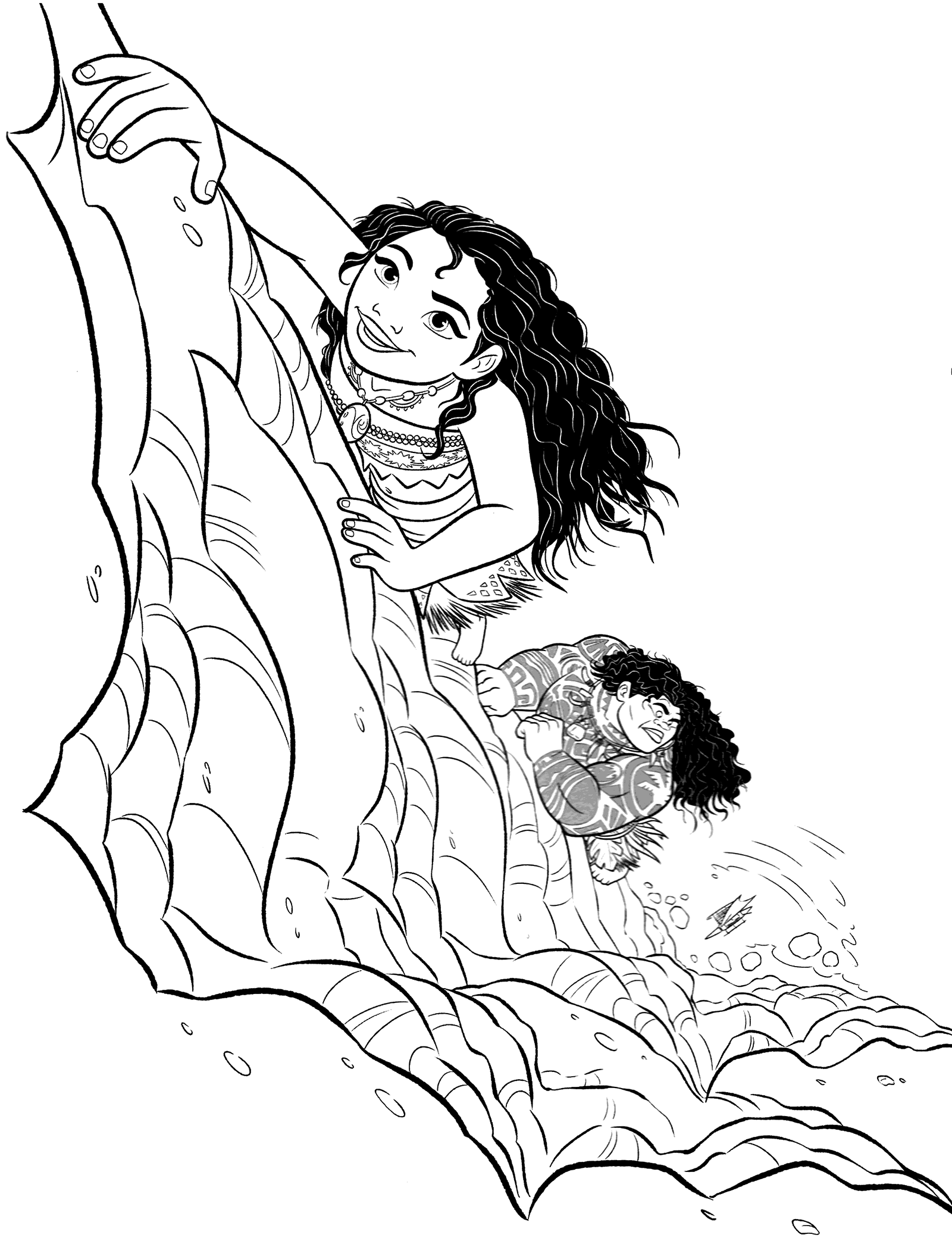 Rock climbing coloring pages