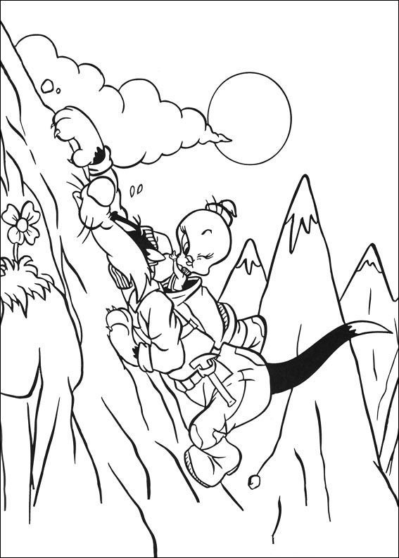 Free printable rock climbing coloring pages