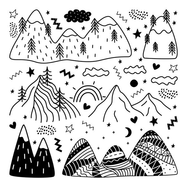 Thousand climbing doodle royalty