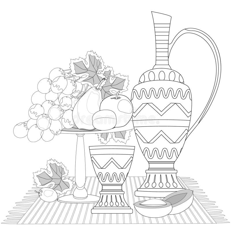 Picnic coloring page stock illustrations â picnic coloring page stock illustrations vectors clipart