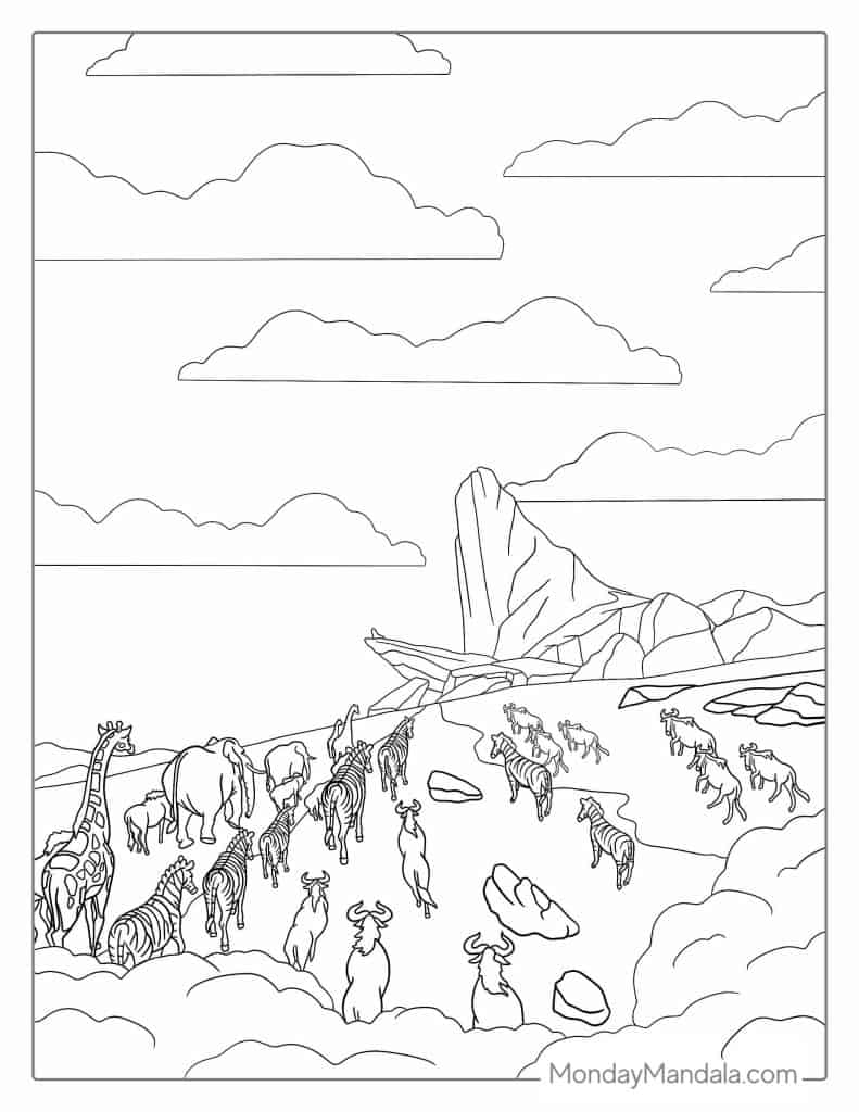 Lion king coloring pages free pdf printables