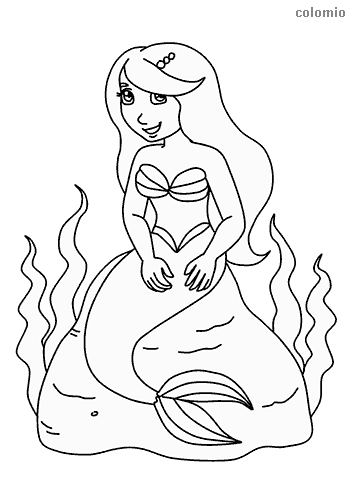 Mermaids coloring pages free printable mermaid coloring sheets