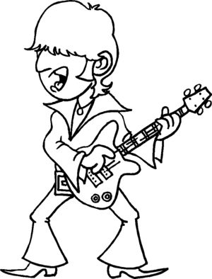 Singing rock guitarist printable coloring page free to download and print star coloring pages coloring pages online coloring pages