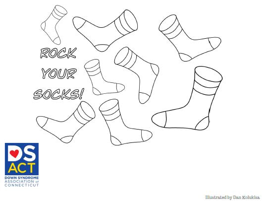 Wdsd rock your socks coloring page