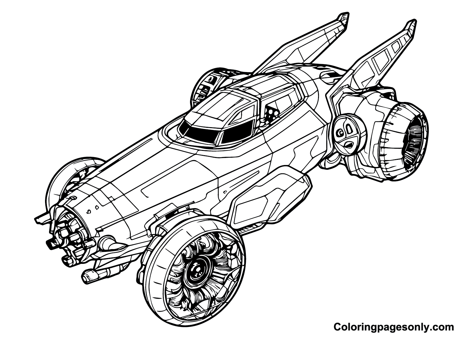 Rocket league coloring pages printable for free download