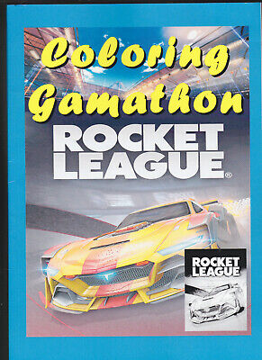 Rocket league gameplay coloring book awesome activity book for gamers of all a