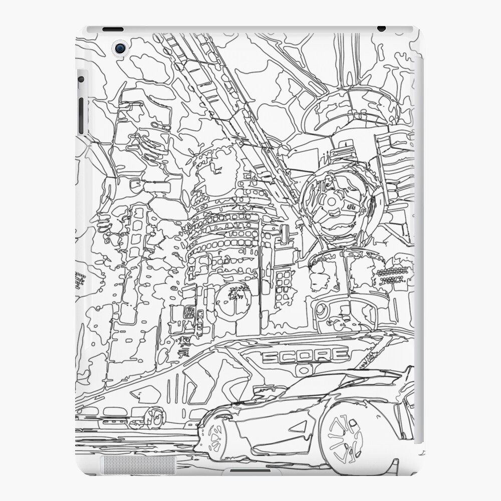 Neo tokyo sketch ipad case skin for sale by ananaexpress