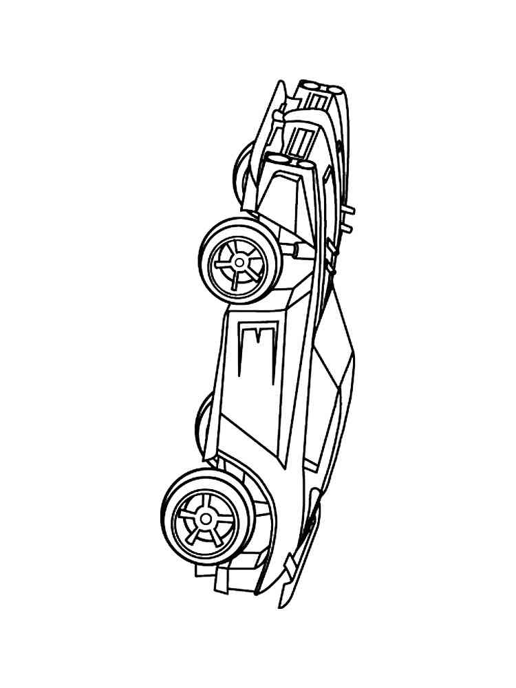 Rocket league coloring pages