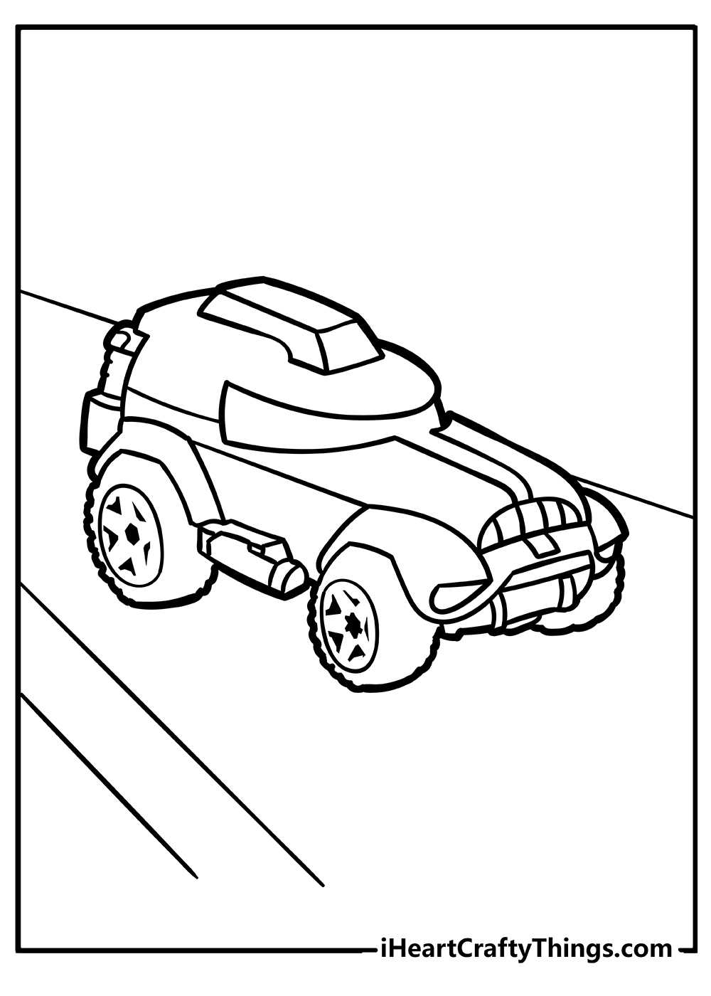 Hot wheels coloring pages free printables