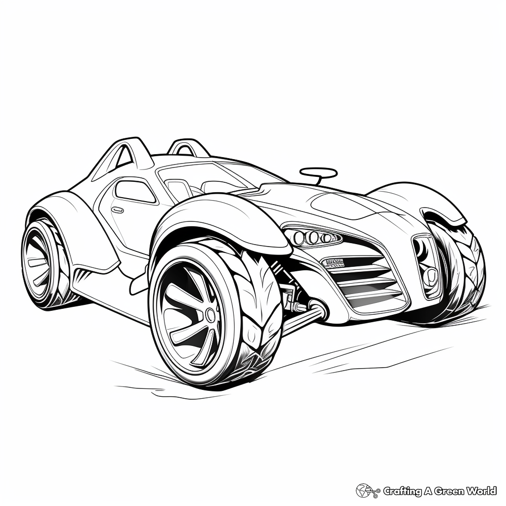 Race car coloring pages