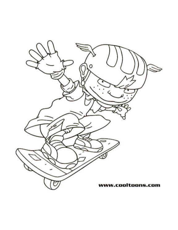 Best rocket power coloring pages for kids