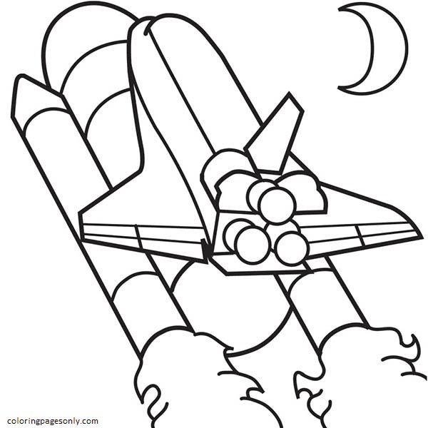 Rocket coloring pages printable for free download