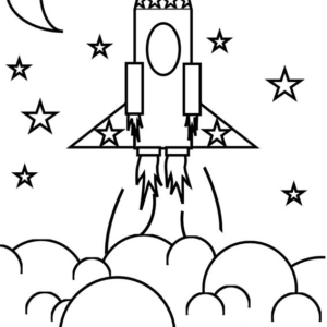 Rocket coloring pages printable for free download