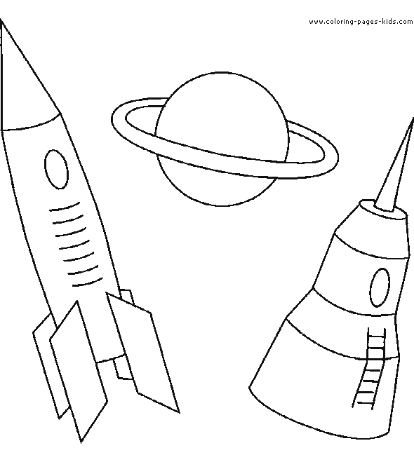 Rockets color pages