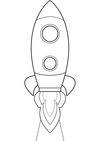 Rocket coloring page free printable coloring pages