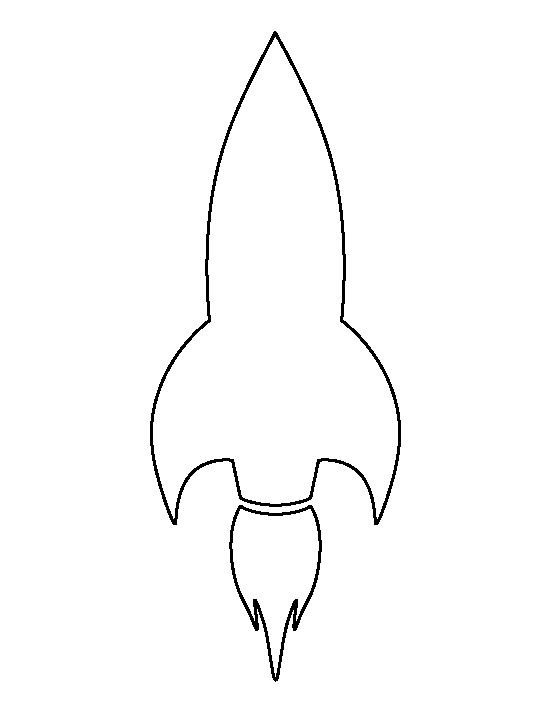 Printable rocket ship template printable rocket ship printable rocket coloring pages