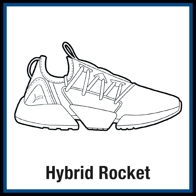 Puma hybrid rocket sneaker coloring pages