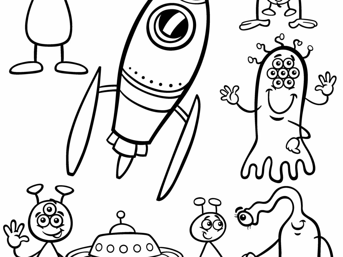 Printable rocket coloring pages for kids add some color to that rocket