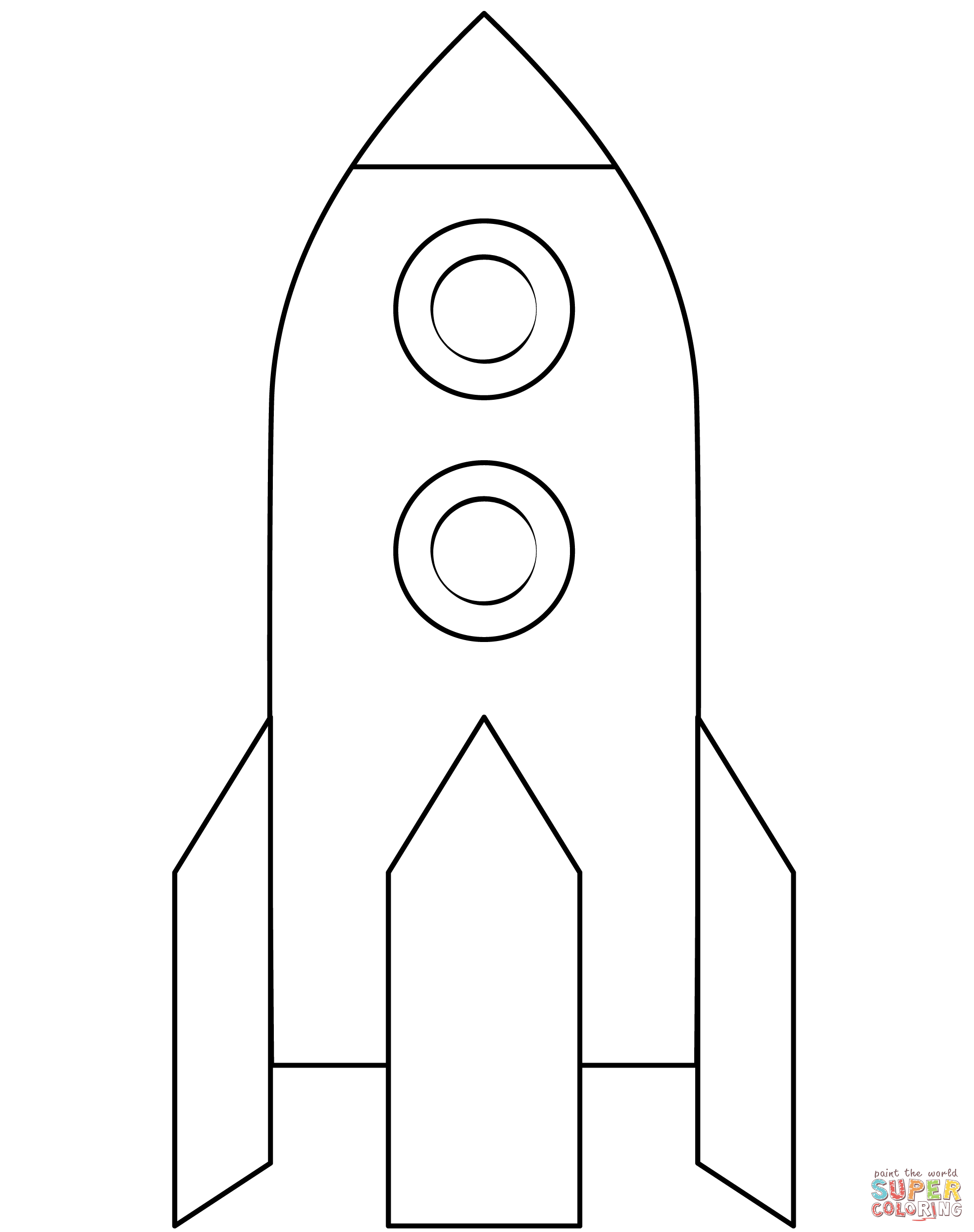 Rocket coloring page free printable coloring pages