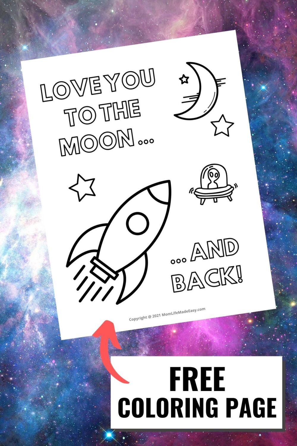 Valentines day printable coloring page