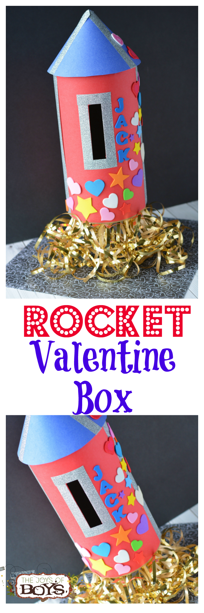 Make a rocket valentine box and have a blast this valentines day