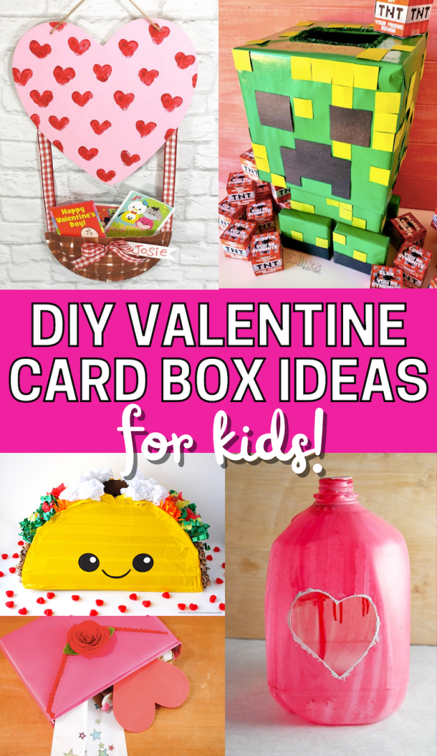 Diy valentine card box ideas for kids