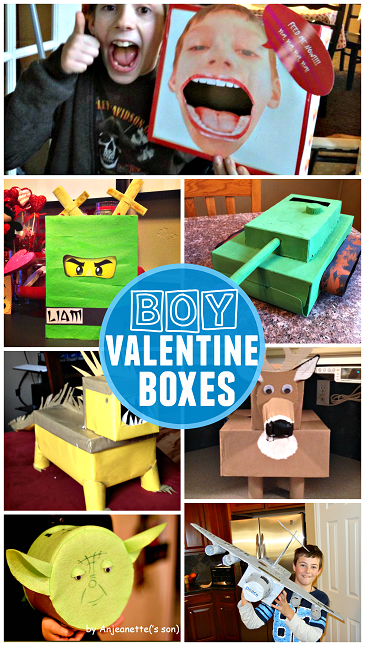 Awesome valentine card boxes boys will love