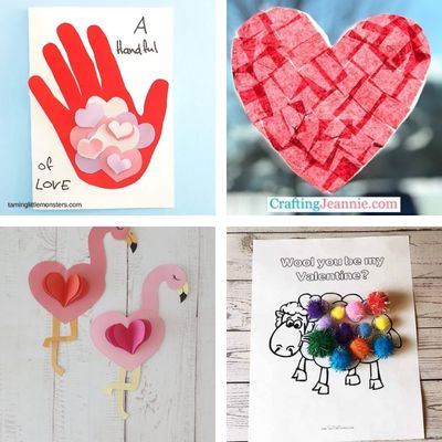 Printable valentine crafts for preschoolers