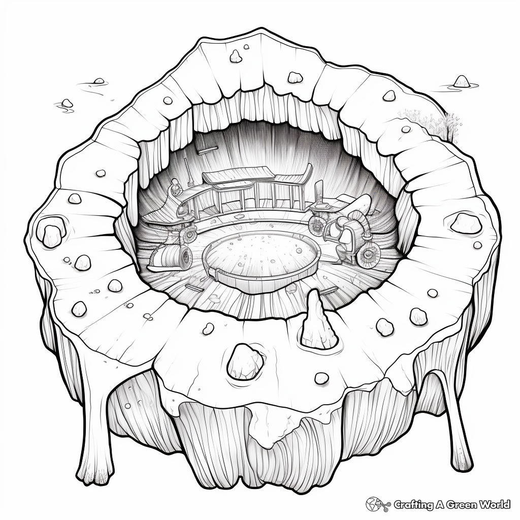 Geode coloring pages