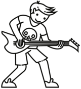 Rock stars coloring pages free coloring pages