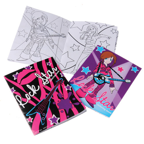 Rock star coloring books kids stationery dozen