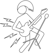 Rock stars coloring pages free coloring pages