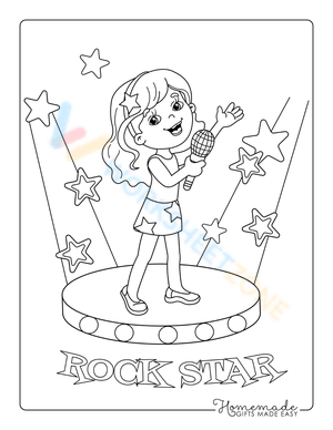 Rock star worksheet