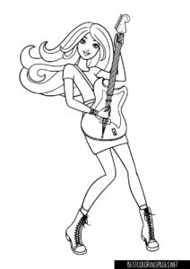 Barbie coloring pages