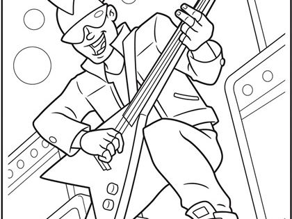 I am a rockstar coloring page music coloring drum set coloring pages