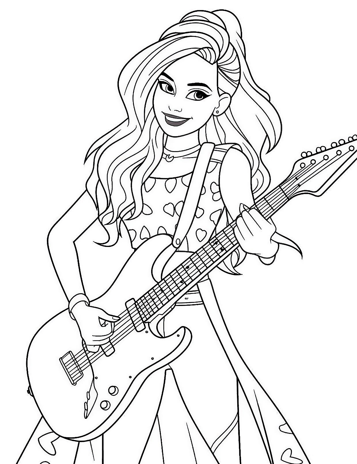 Barbie coloring pages for kids and adults