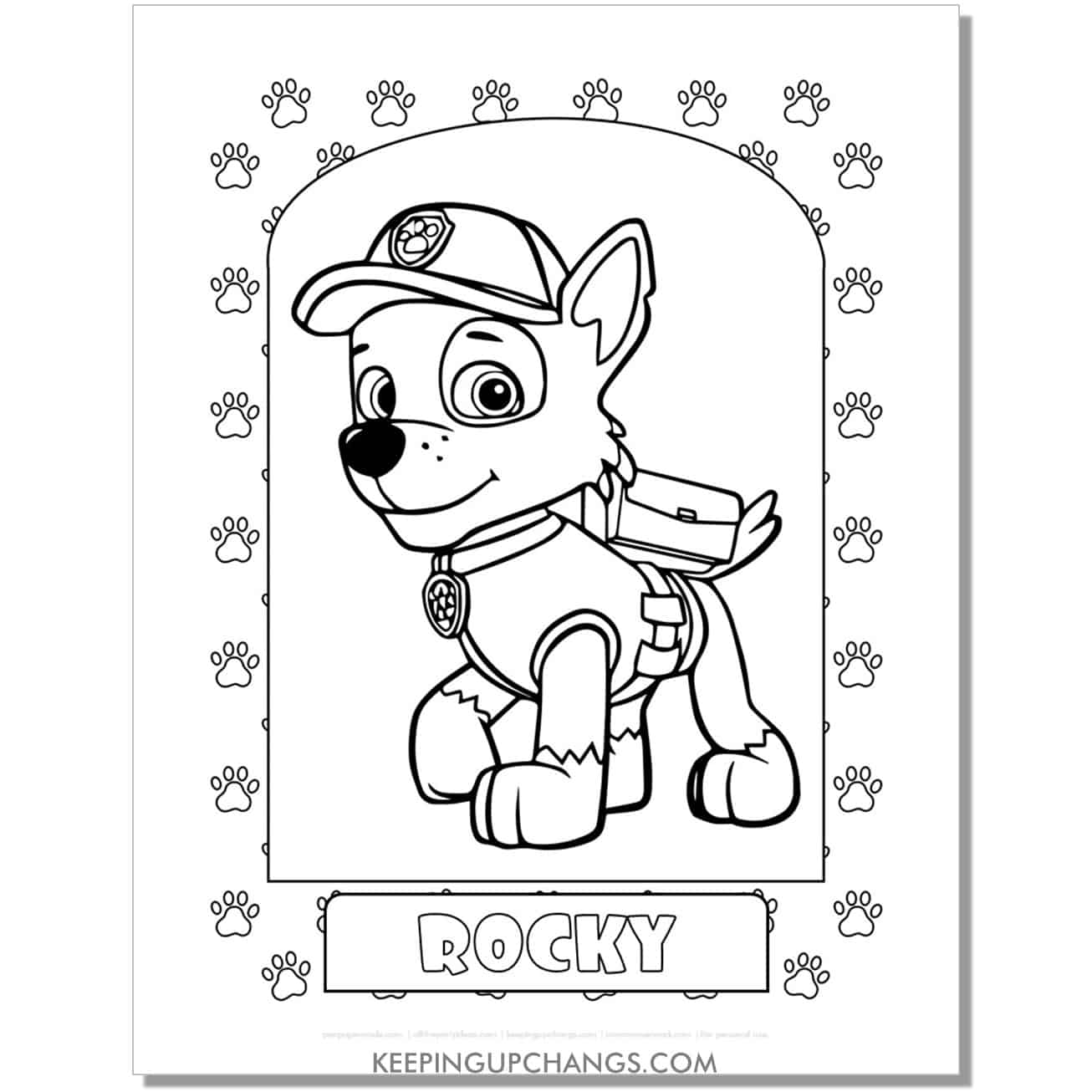 Free paw patrol coloring pages sheets popular printables