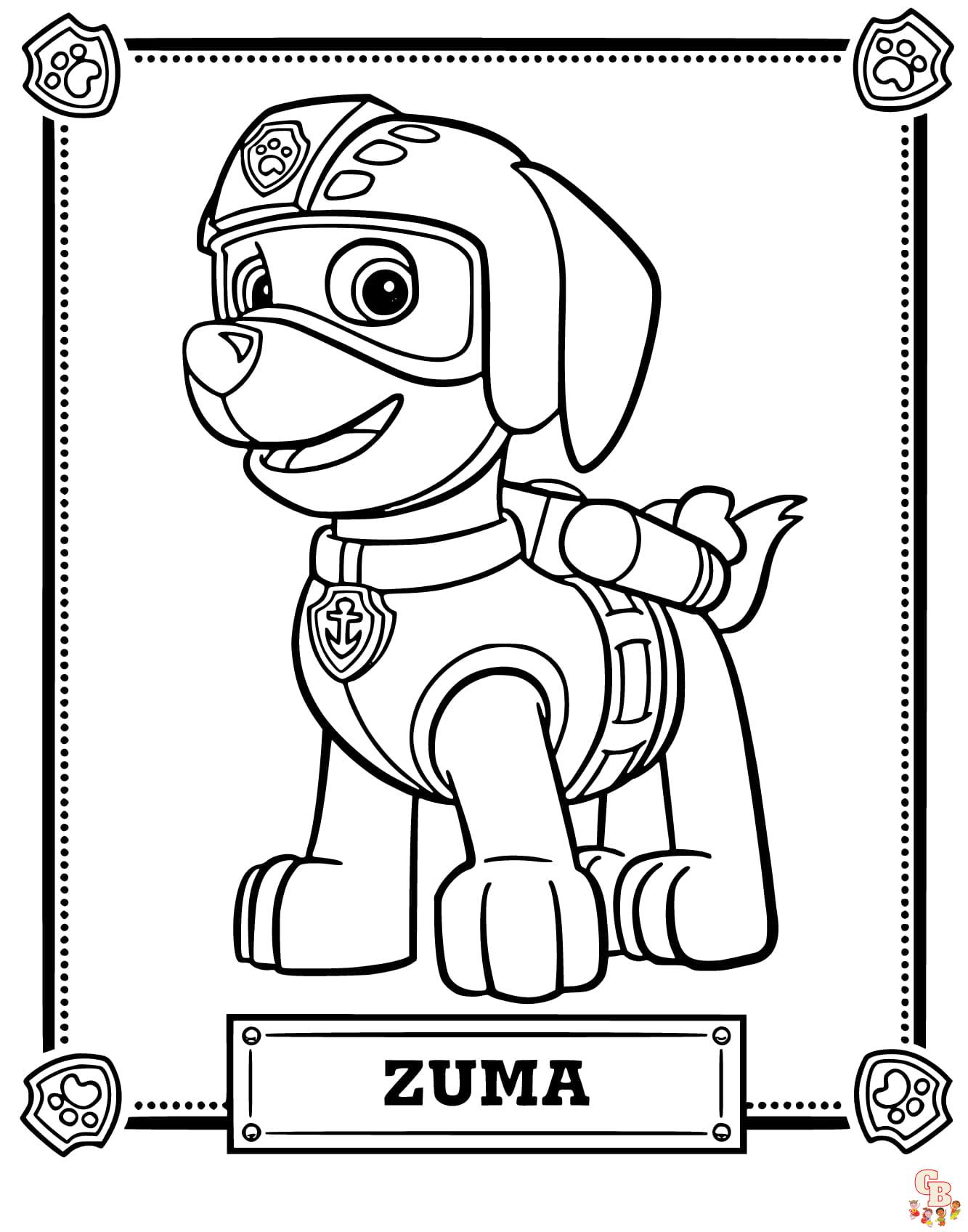 Discover the best free paw patrol coloring pages printable