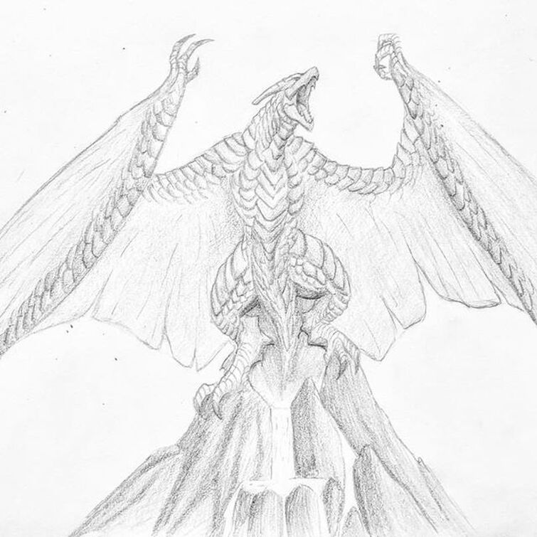 My drawing of rodan