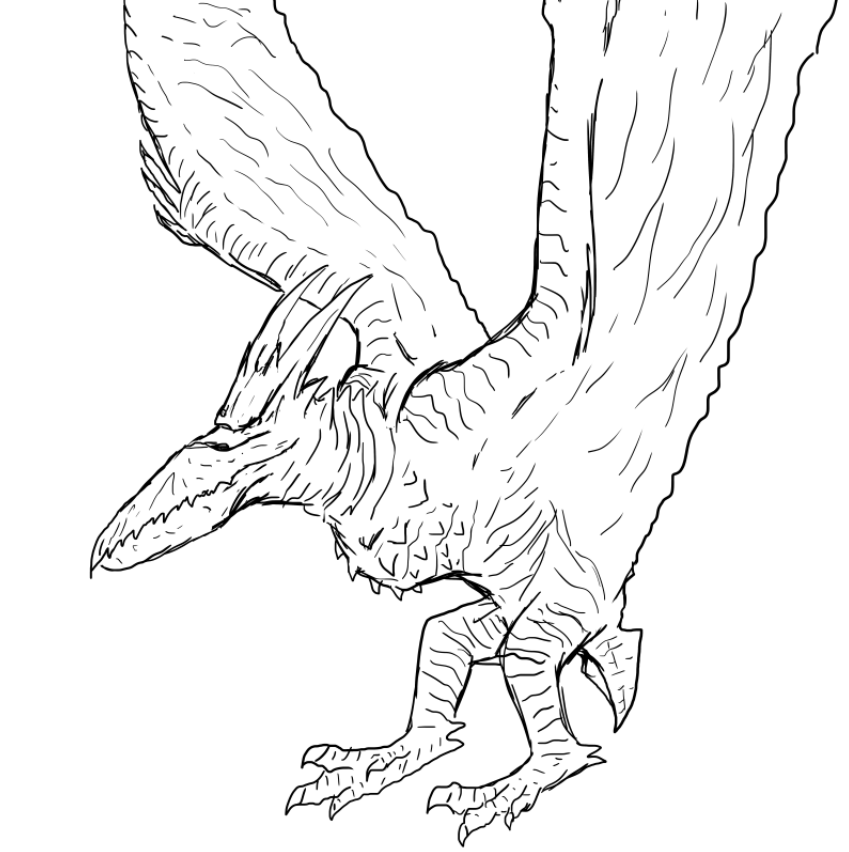 Pteranodon proportioned rodan by kingrexy on