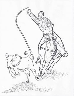 Rodeo coloring pages