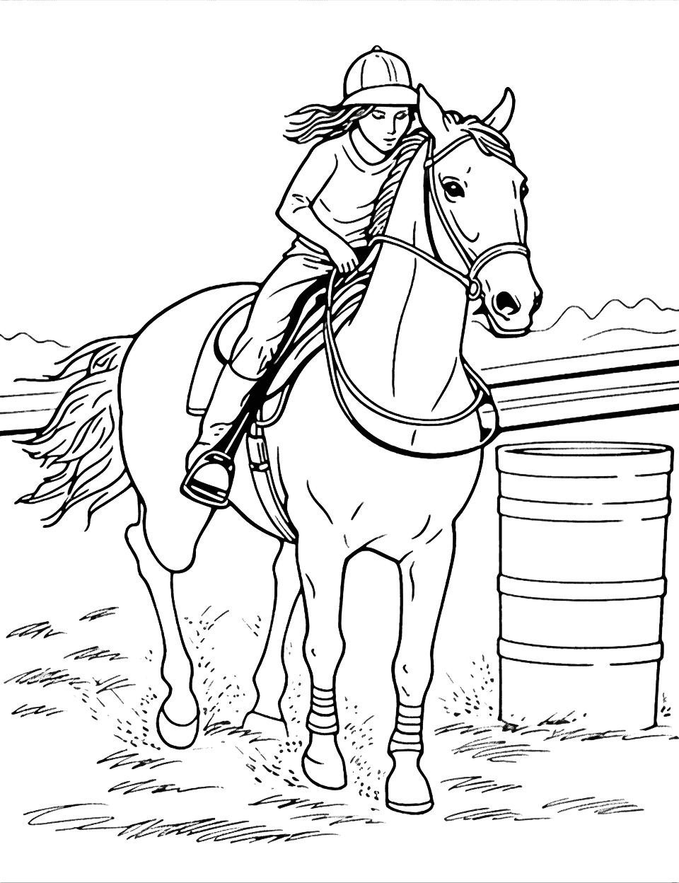 Horse coloring pages free printable sheets