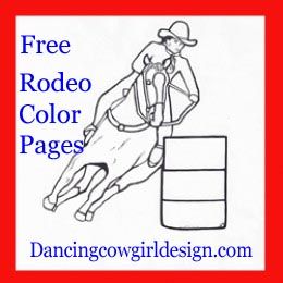 Rodeo coloring pages