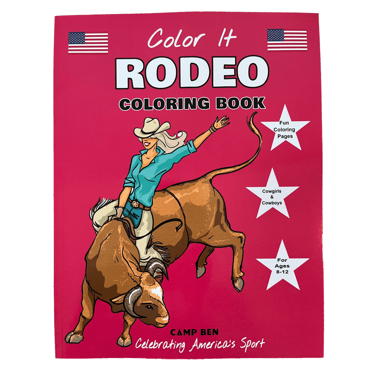 Color it rodeo for cowgirls